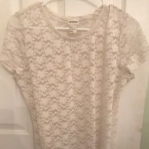 Women’s Cream lace blouse